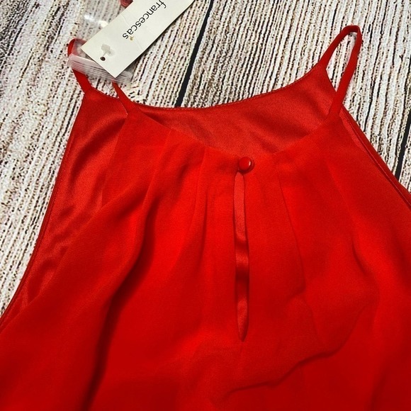 𝅺lush Bright Red Flawless Mini Dress Size Small NWT - Picture 4 of 11